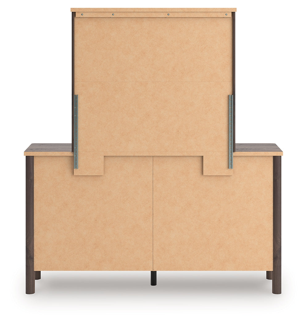 Pamytta Brown Dresser and Mirror