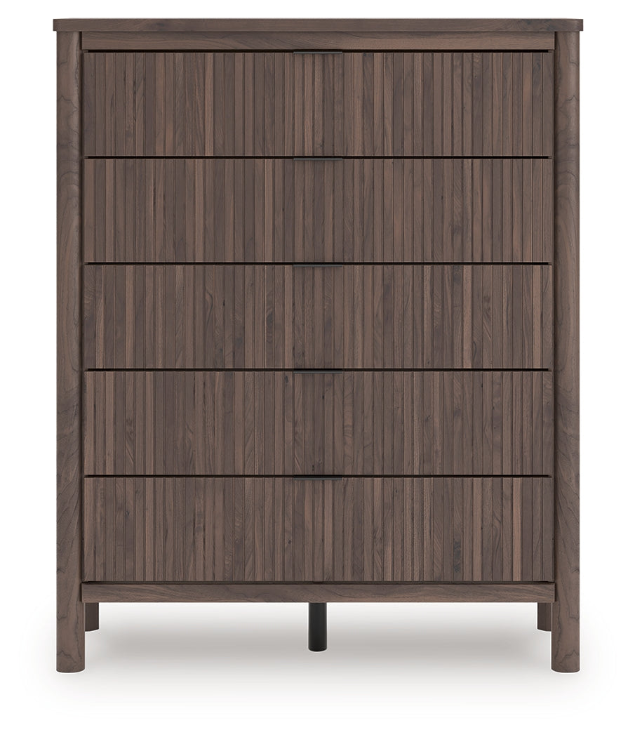Pamytta Brown Wide Chest of Drawers