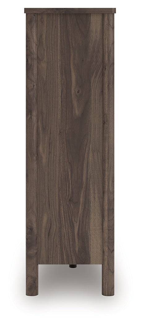 Pamytta Brown Wide Chest of Drawers