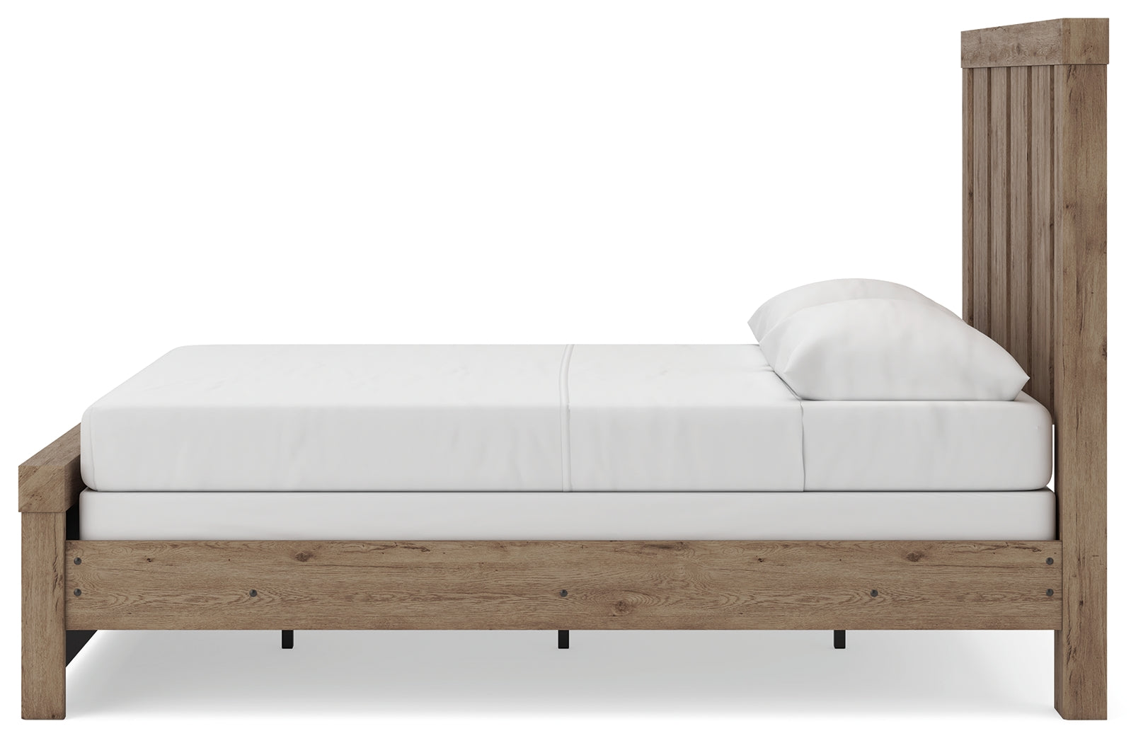 Oliandon Light Brown Queen Panel Bed