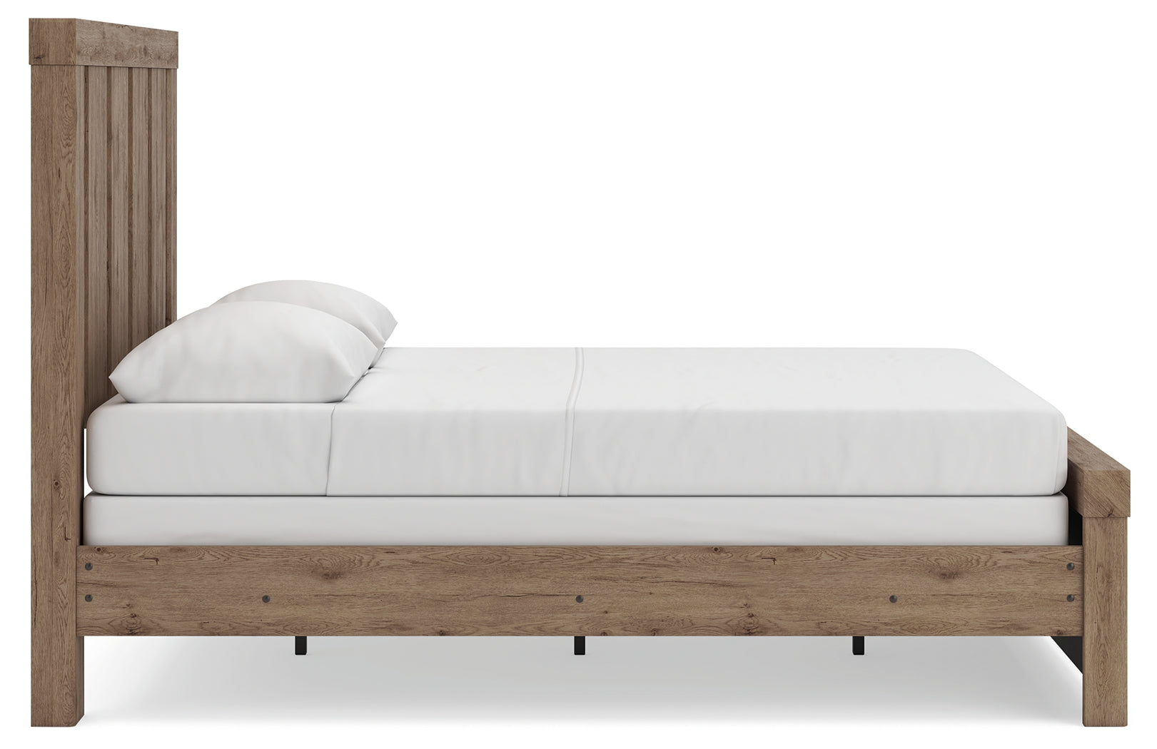 Oliandon Light Brown Queen Panel Bed