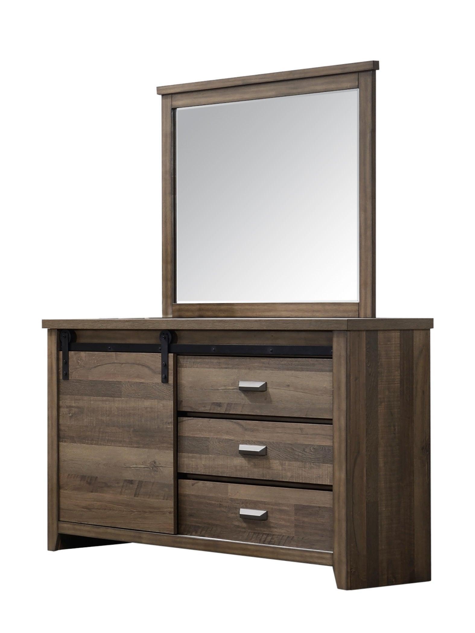 Calhoun Media Chest With Barn Door, Entertainments Cabinet, Wood And Veneer, And Features A Rustic Distressed Finish - Ella Furniture