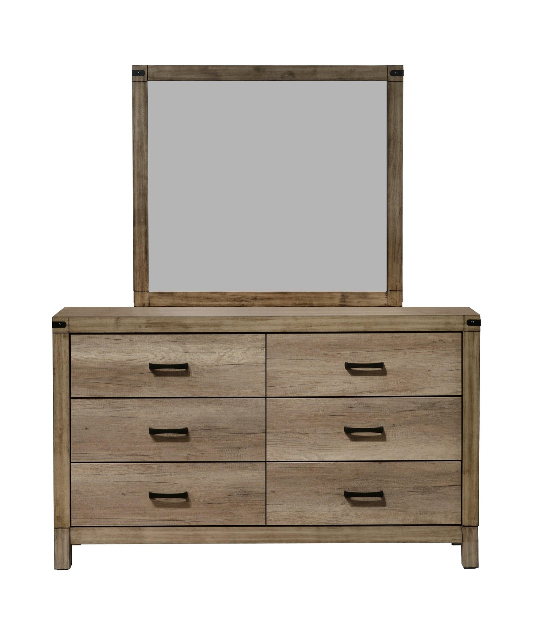 Matteo Melamine Sleek and Modern Contemporary Wood Full Fabric Upholstered Panel Bed - Ella Furniture
