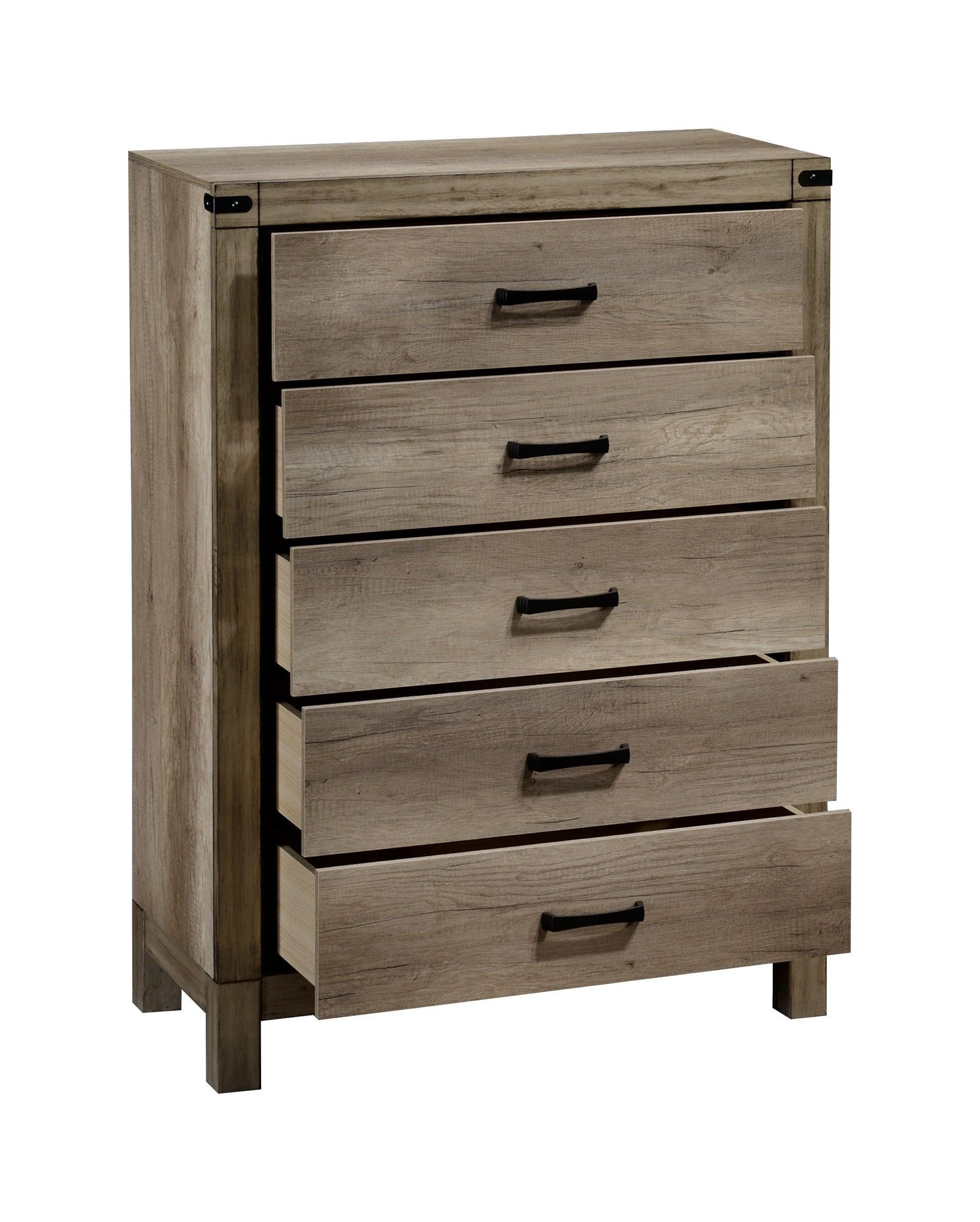 Matteo Melamine Sleek and Modern Contemporary Wood Full Fabric Upholstered Panel Bed - Ella Furniture