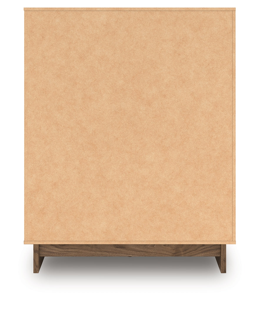 Chirason Brown Wide Chest of Drawers