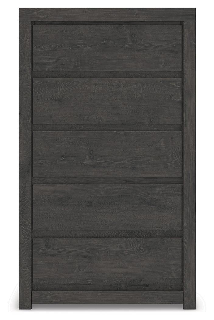 Fraluna Charcoal Chest of Drawers