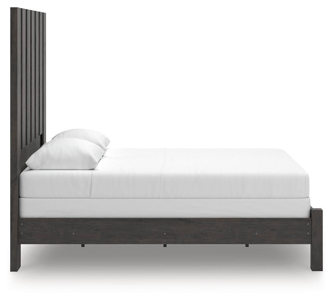 Fraluna Charcoal Panel Bedroom Set view 5