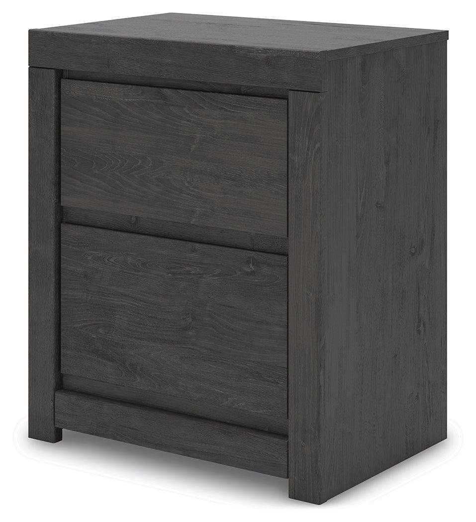 Fraluna Charcoal Nightstand