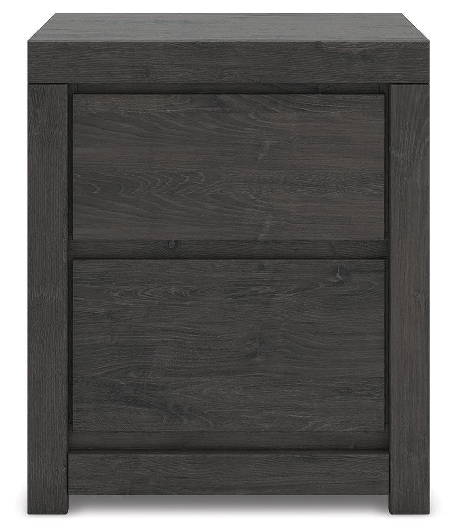 Fraluna Charcoal Nightstand