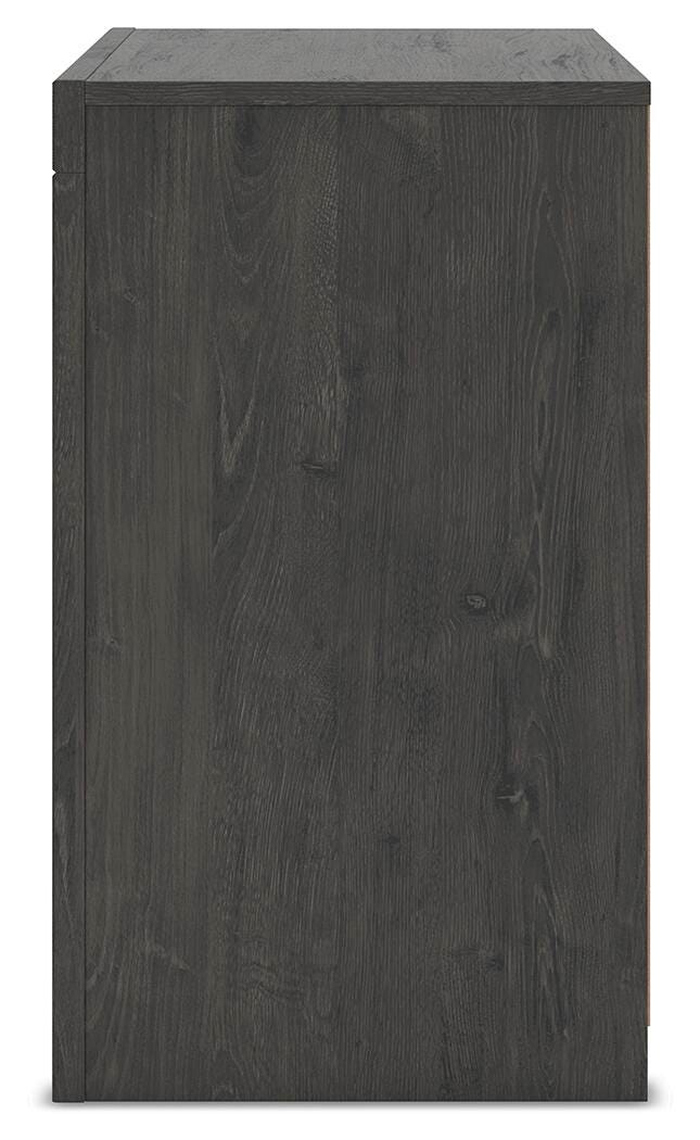 Fraluna Charcoal Panel Storage Bedroom Set view 25