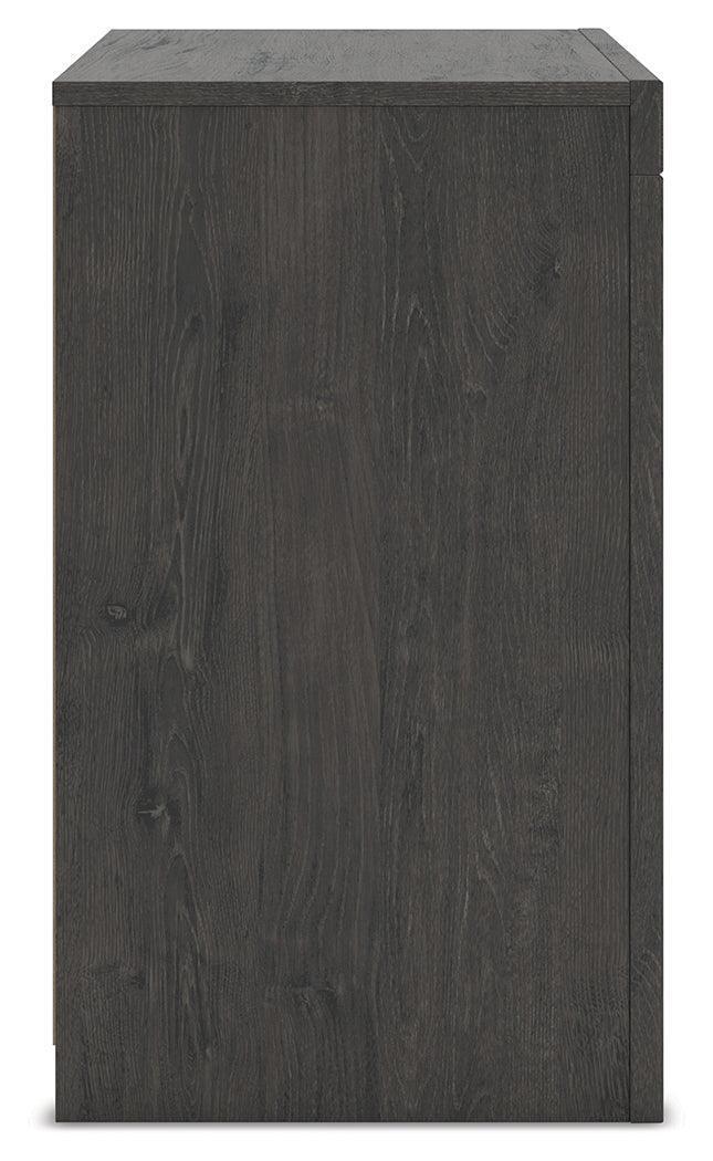 Fraluna Charcoal Nightstand