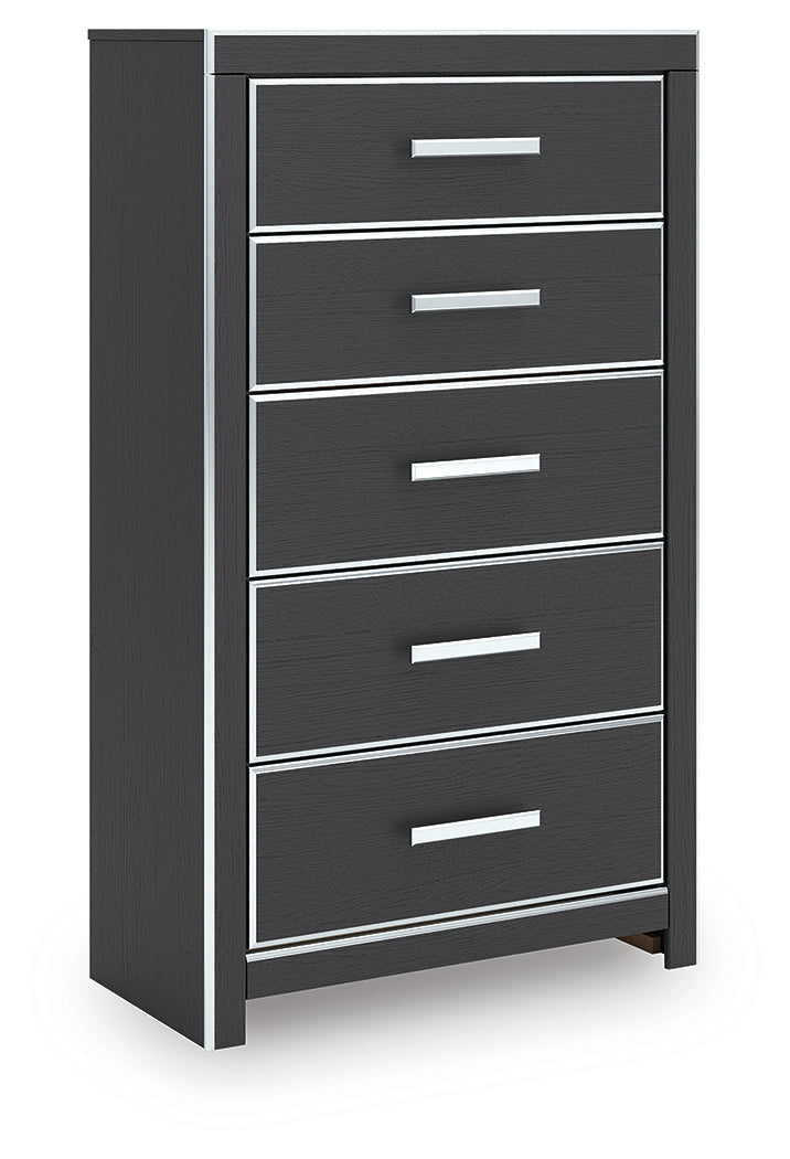 Zuraleus Black Chest of Drawers
