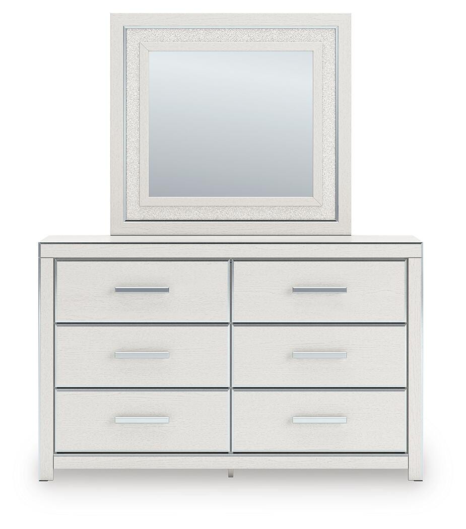 Zuraleus White Upholstered Panel Platform Platform Upholstered Bedroom Set 2 view 12