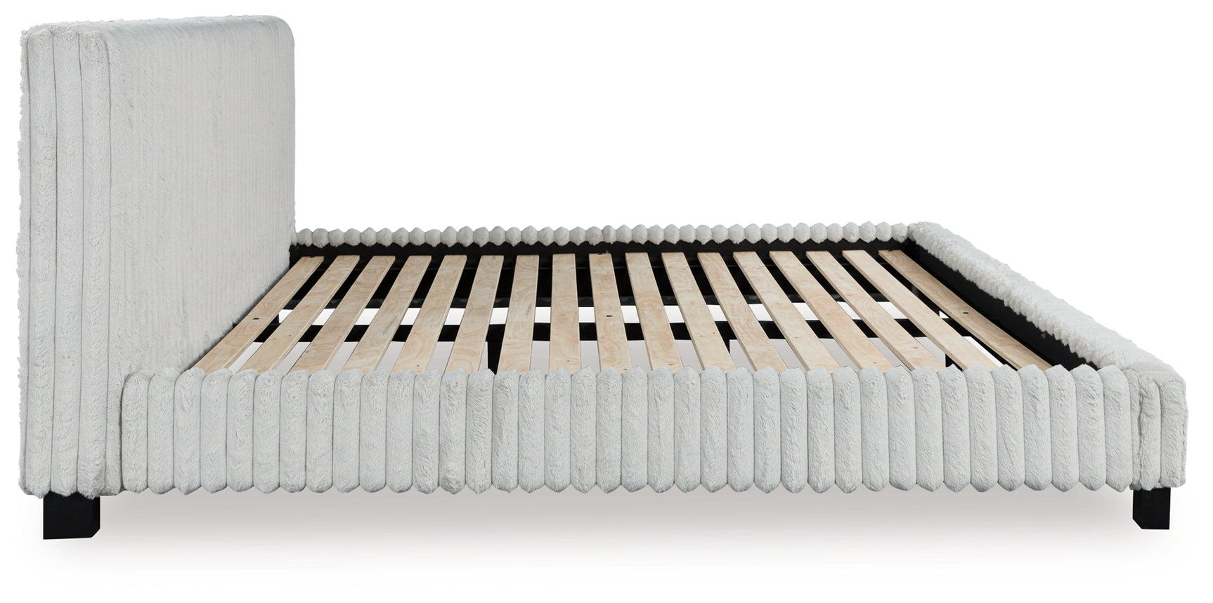 Zuraleus White King Upholstered Bed
