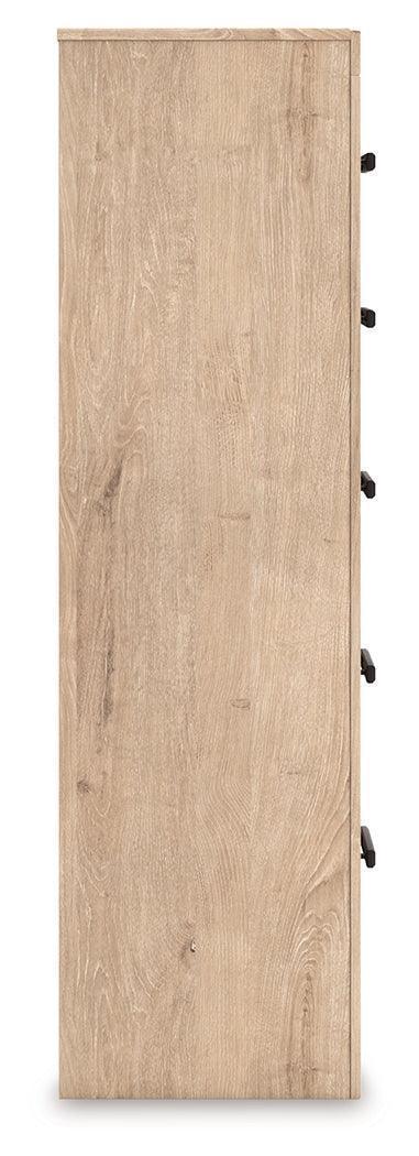 Sanginlane Tan Chest of Drawers