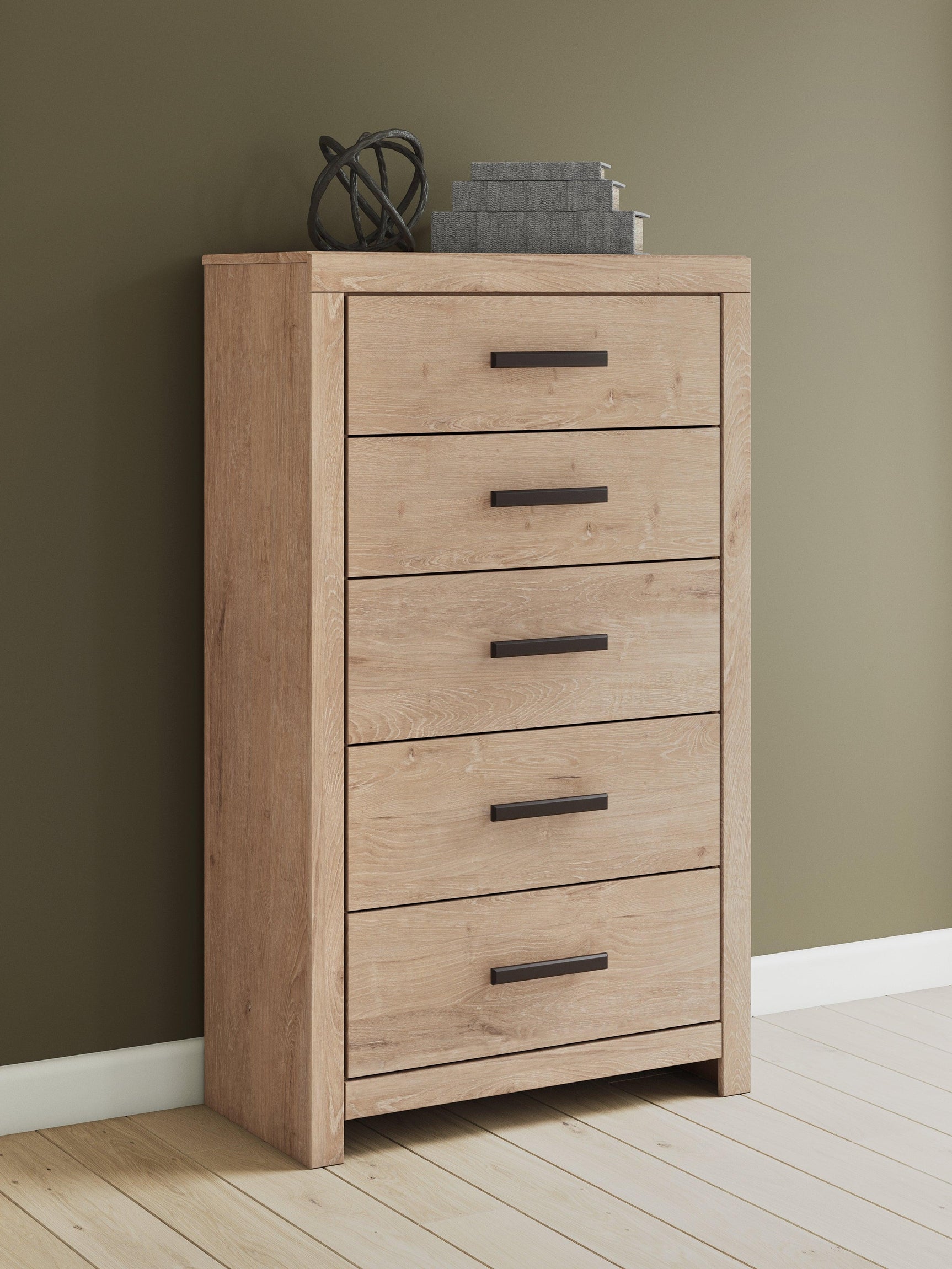 Sanginlane Tan Chest of Drawers