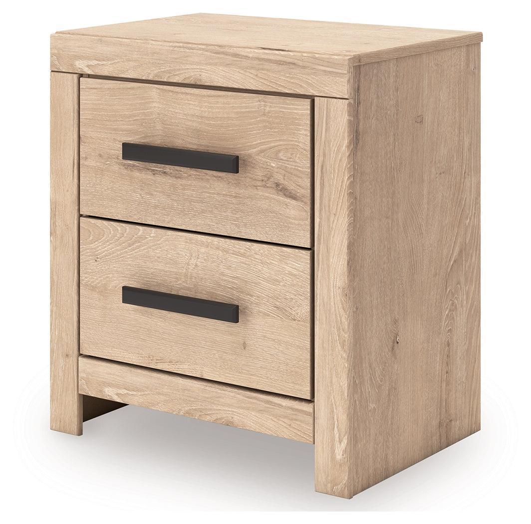 Sanginlane Tan Nightstand