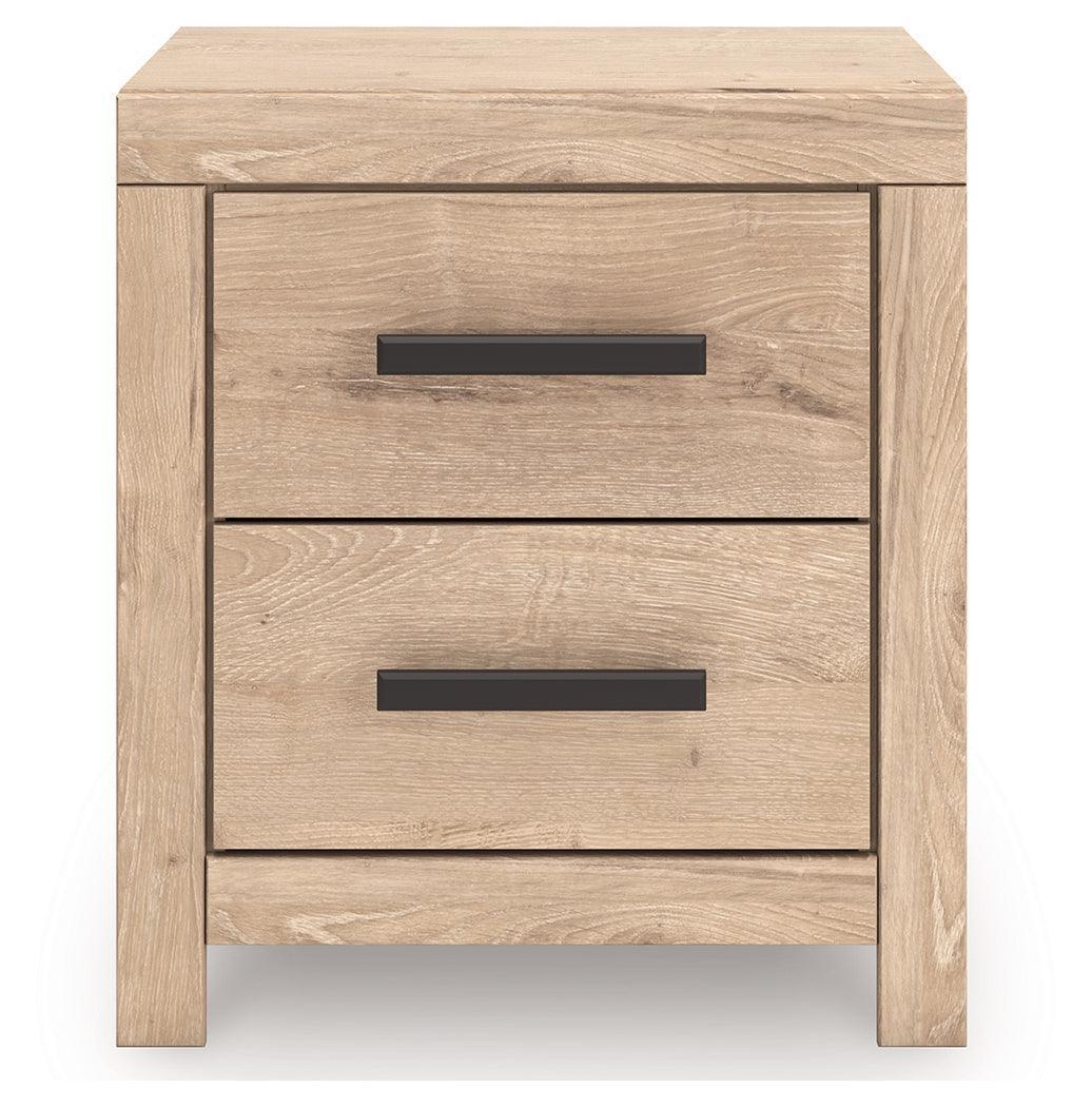 Sanginlane Tan Nightstand