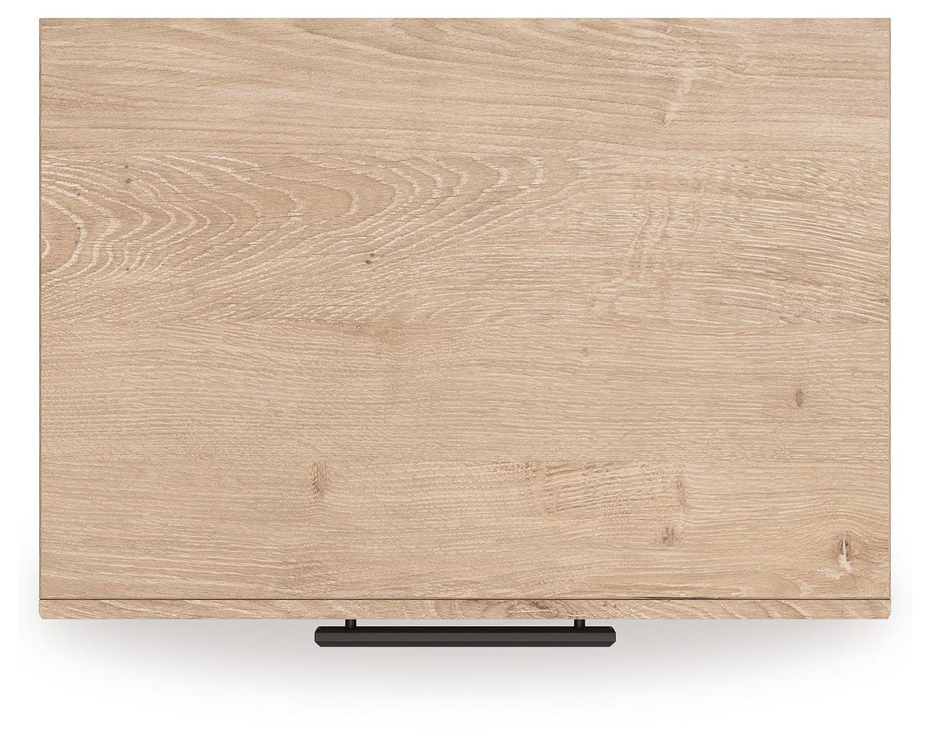 Sanginlane Tan Nightstand