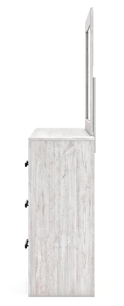Cayboni Whitewash Panel Bedroom Set view 16
