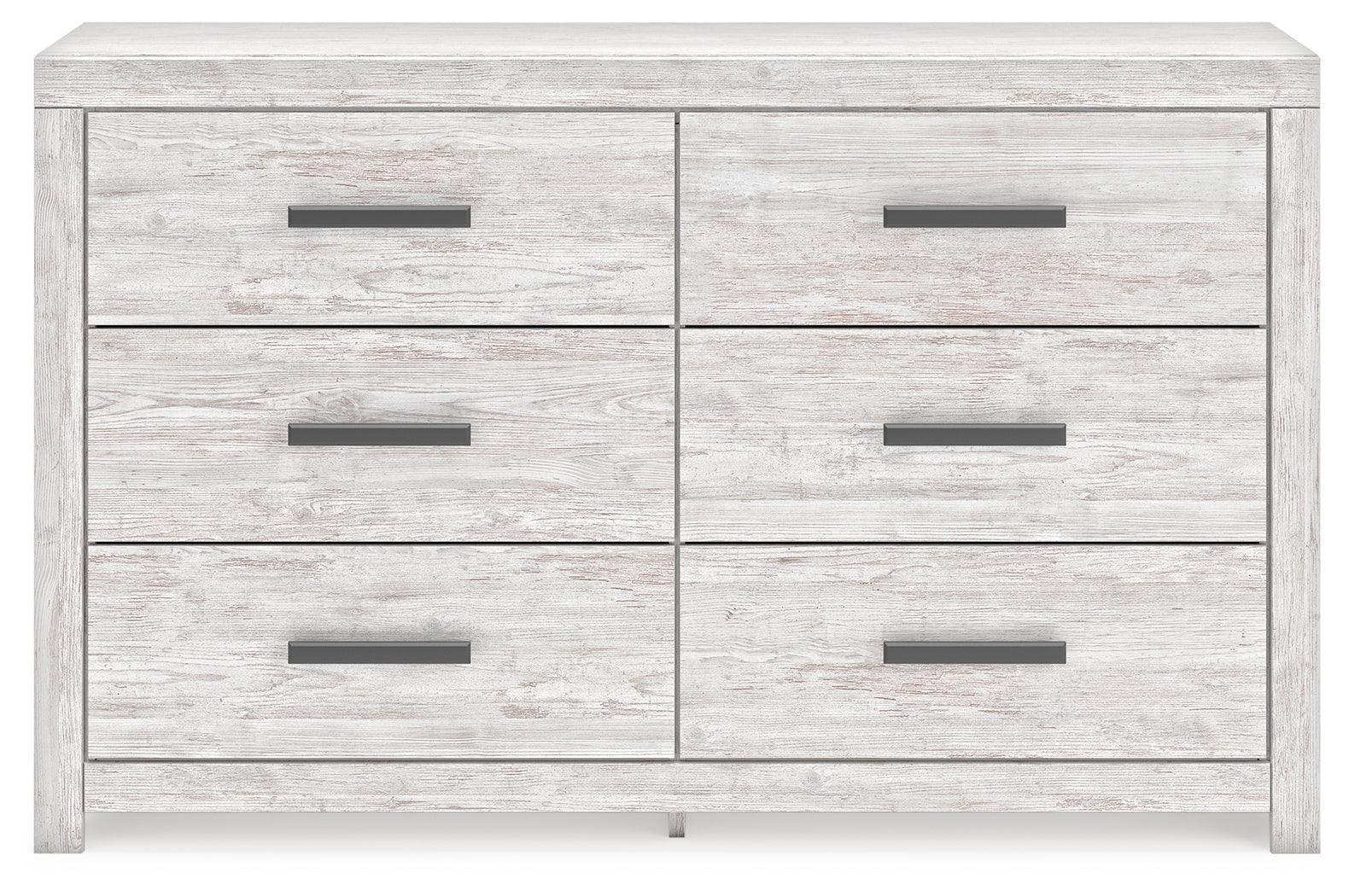 Cayboni Whitewash 6-Drawer Dresser