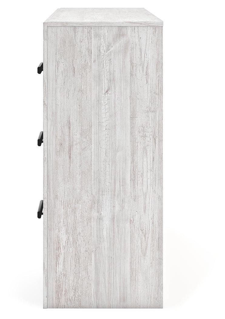 Cayboni Whitewash 6-Drawer Dresser