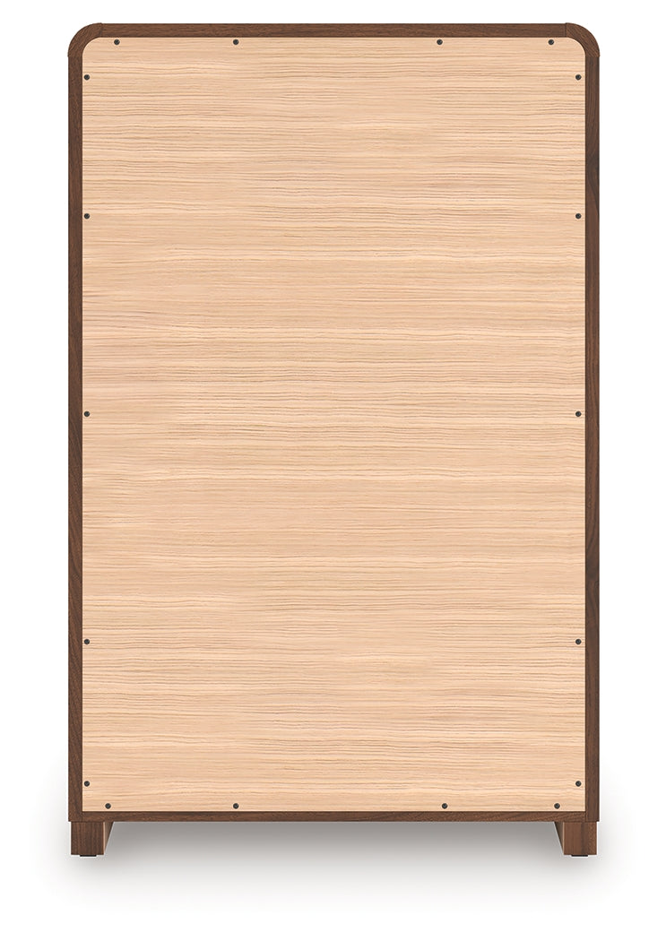 Fortlorn Walnut Brown Chest of Drawers