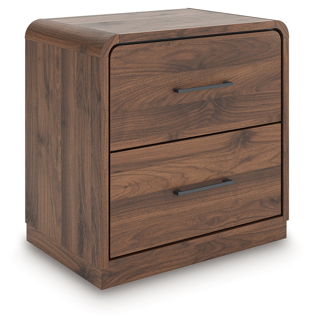 Fortlorn Walnut Brown Nightstand