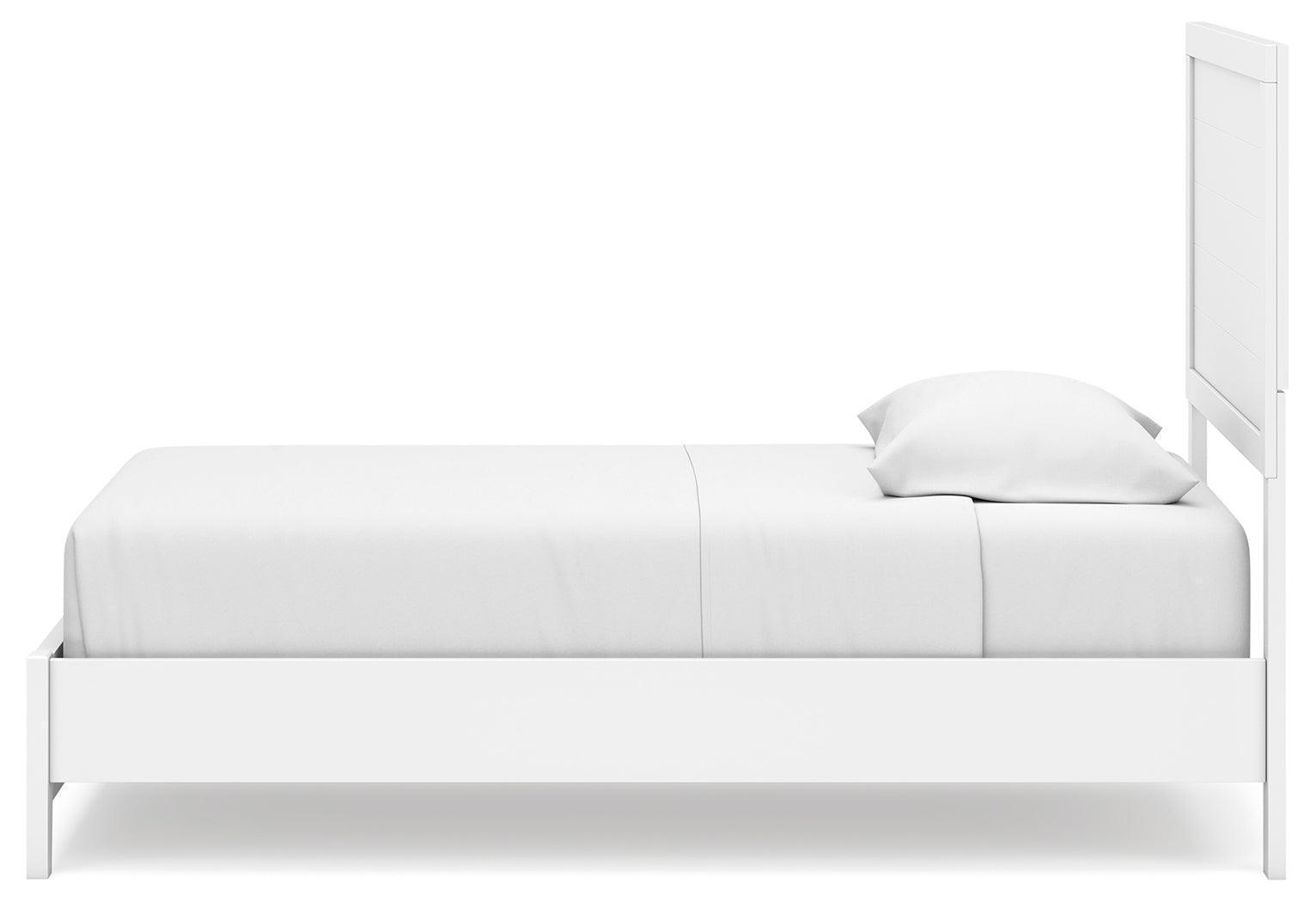 Binterglen White Twin Panel Bed