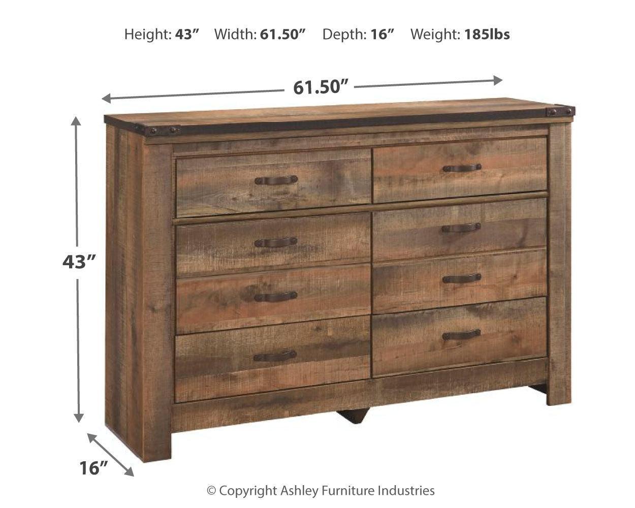 Trinell Brown Dresser - Ella Furniture