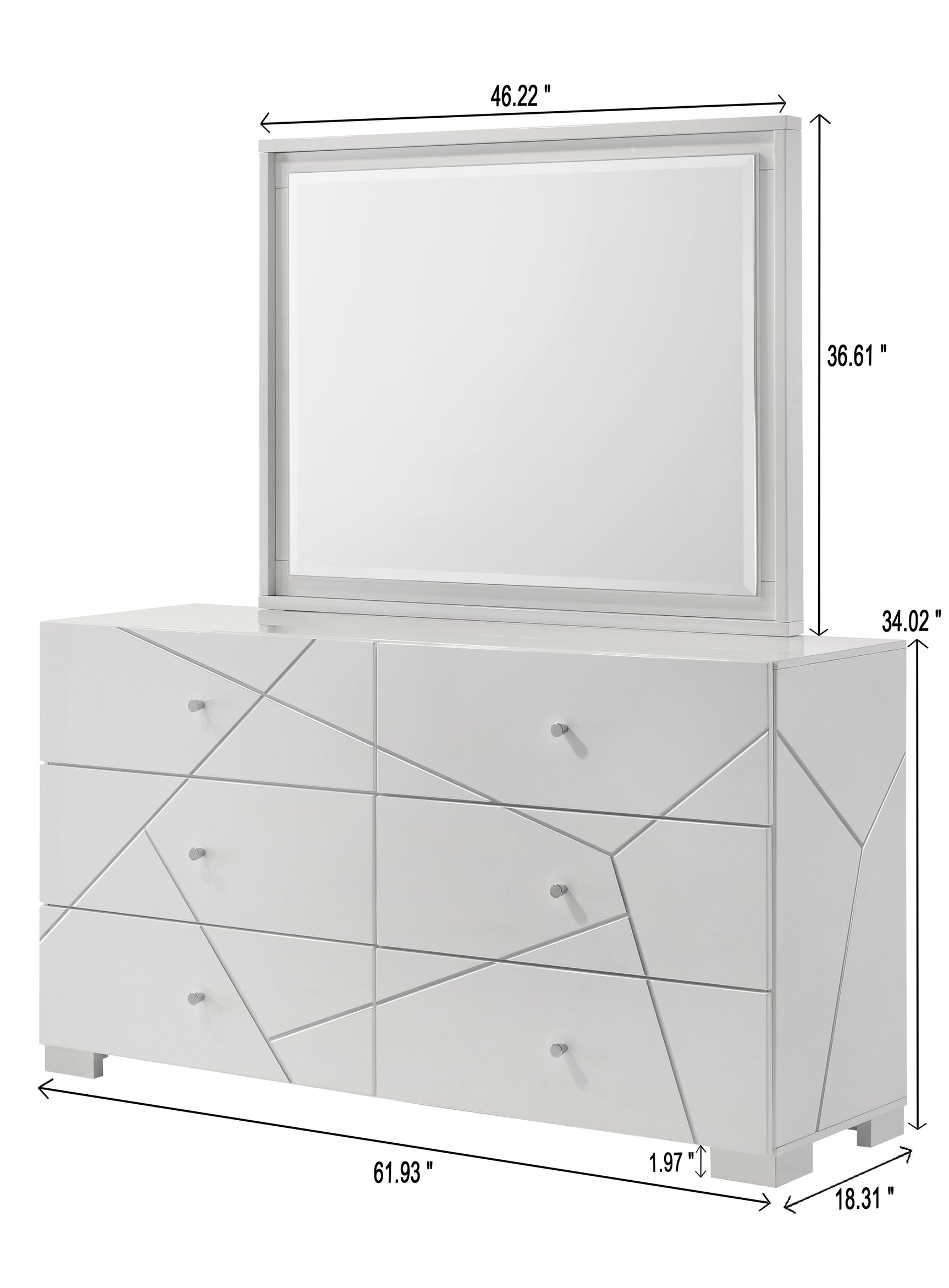 Ayla White Nightstand