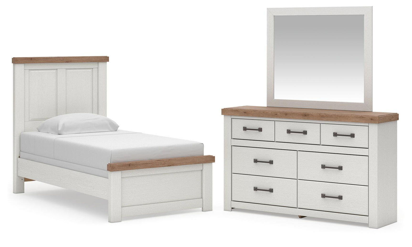 Savonport White/Brown Panel Bedroom Set view 58