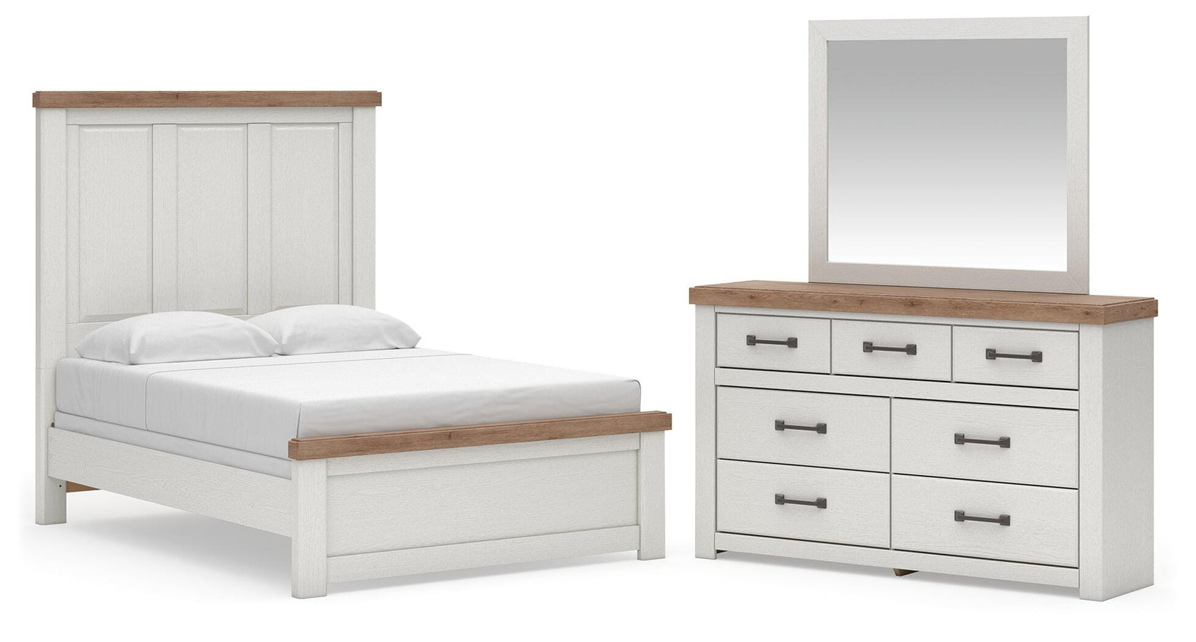 Savonport White/Brown Panel Bedroom Set view 42