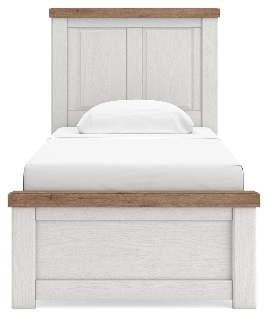Savonport White/Brown Panel Bedroom Set view 25