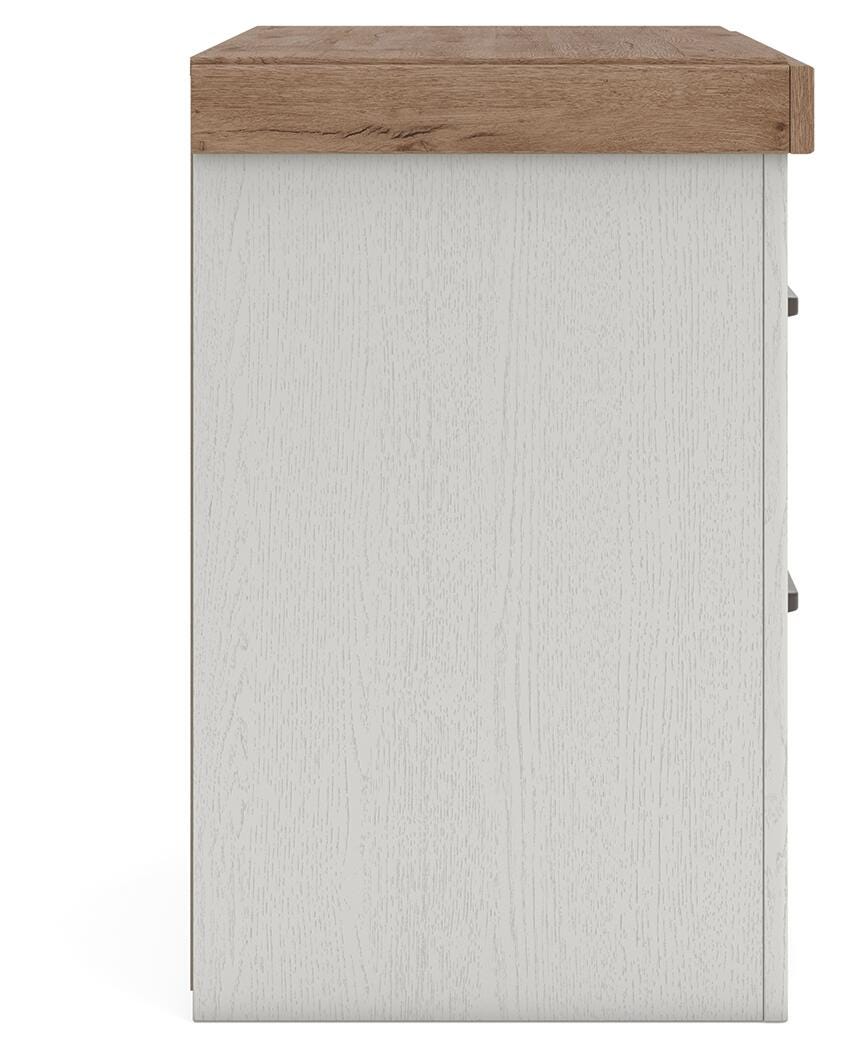 Savonport White/Brown Panel Storage Bedroom Set view 31