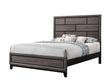 Akerson Gray Finish Wood Modern Rustic And Charm Twin Panel Bed - Ella Furniture