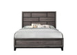 Akerson Gray Finish Wood Modern Rustic And Charm Queen Panel Bed - Ella Furniture