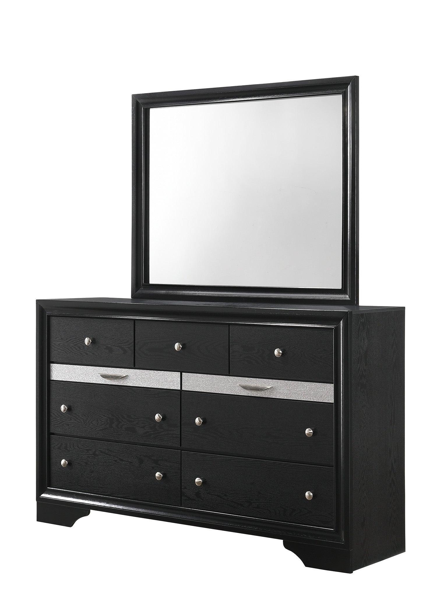 Regata Black/Silver Finish Modern Tv Stand, Entertainment Cabinet, Contemporary Style, Media Console With Wood Finish And Wood Legs with Storage Doors for Living Room - Ella Furniture