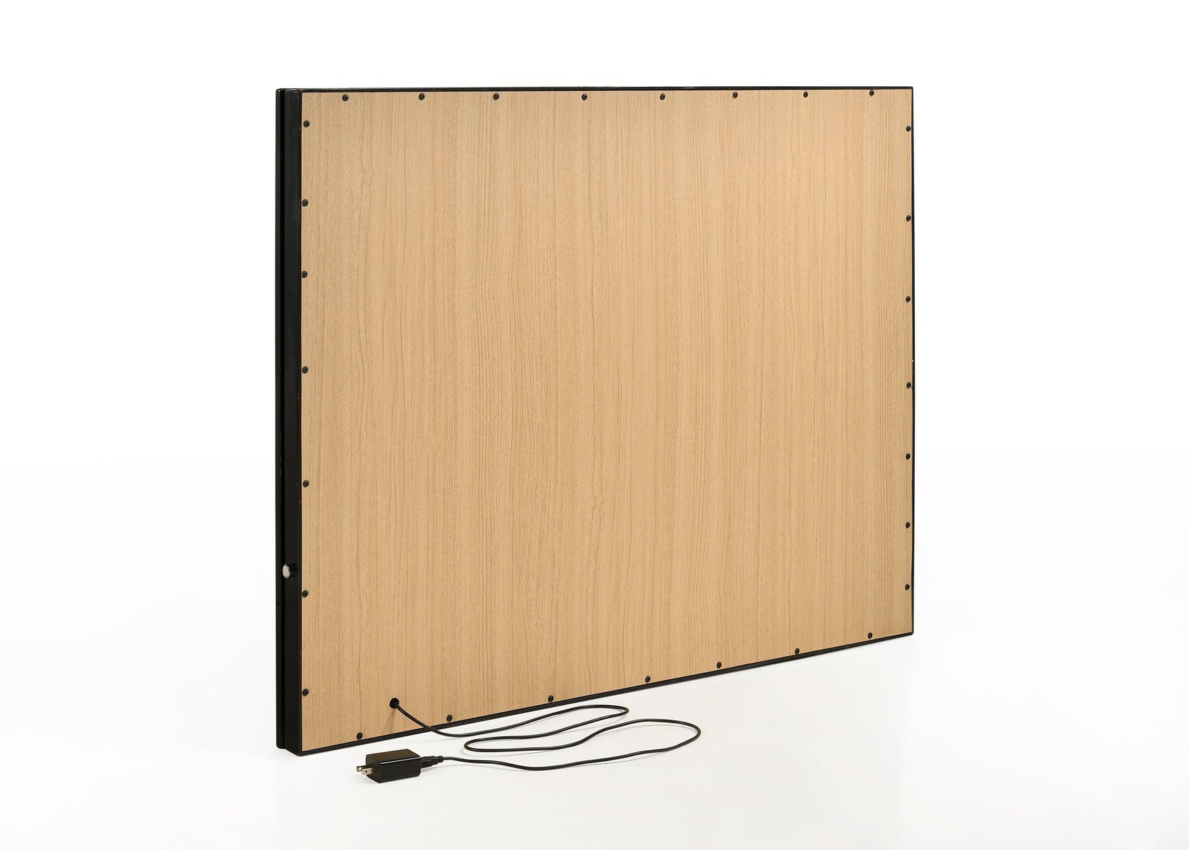 Avery Black Contemporary Sleek Veneers With Knob Vanity - Ella Furniture