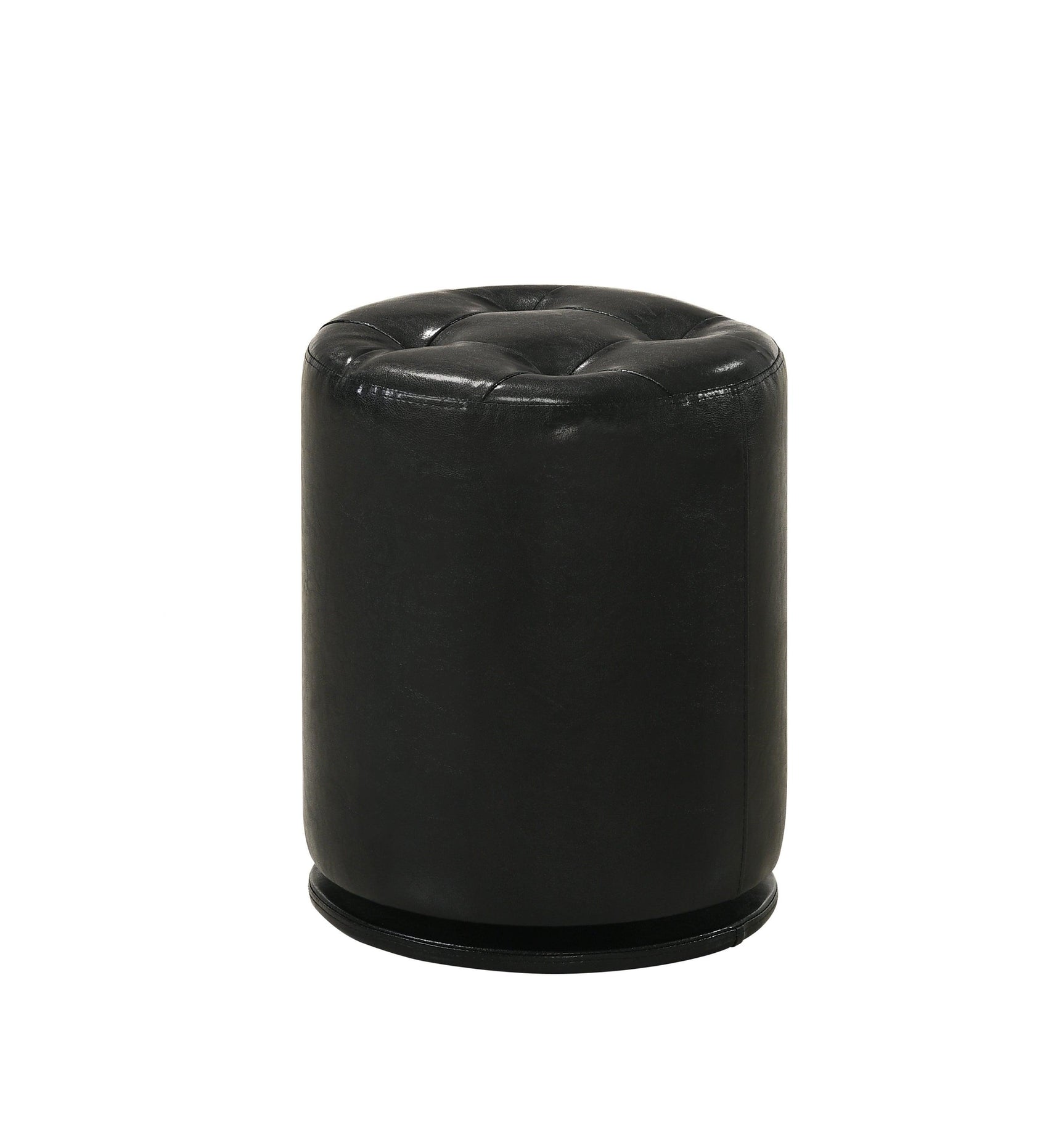 Avery Black Contemporary Sleek Veneers With Knob Vanity - Ella Furniture