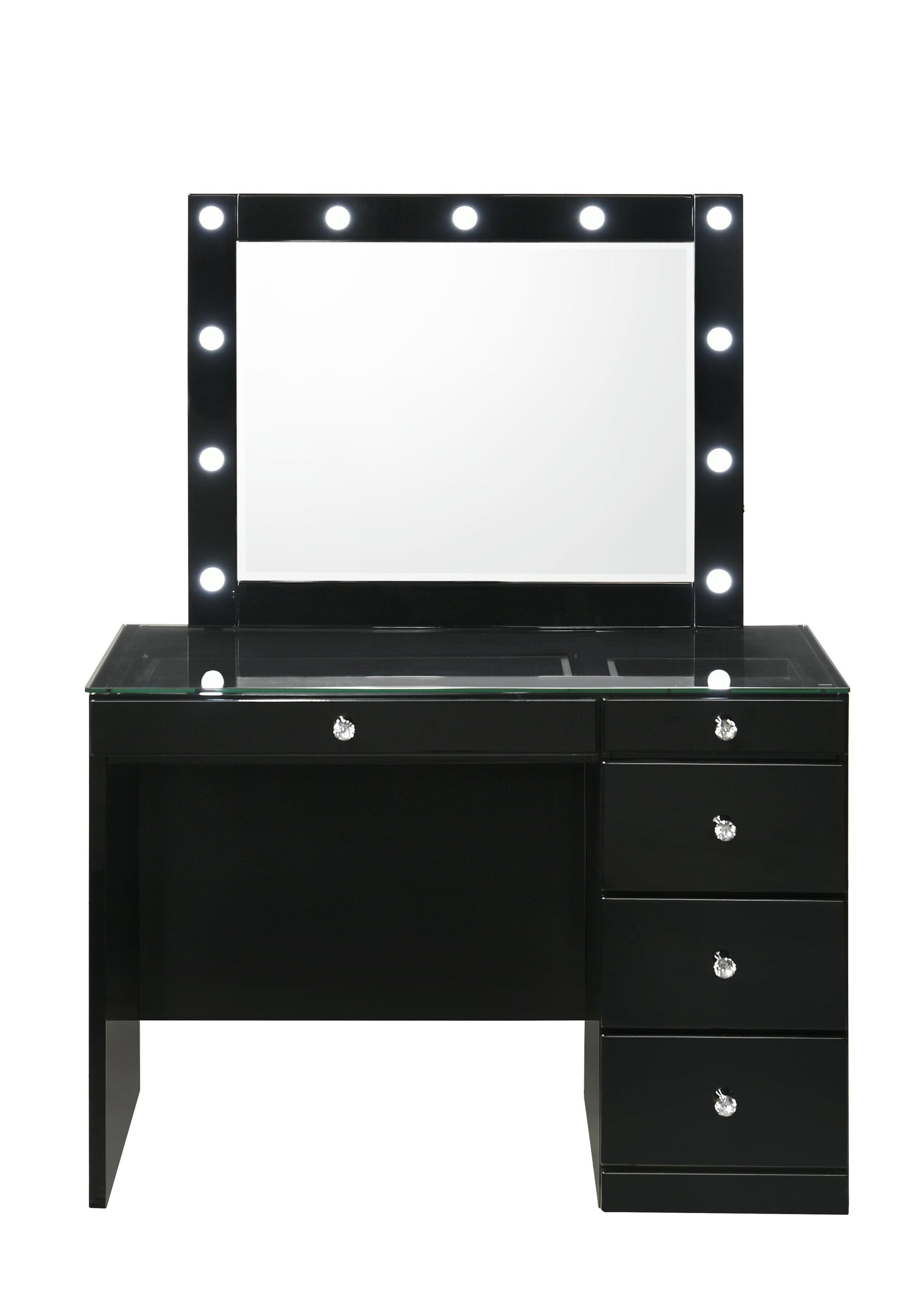 Morgan Black Vanity Set