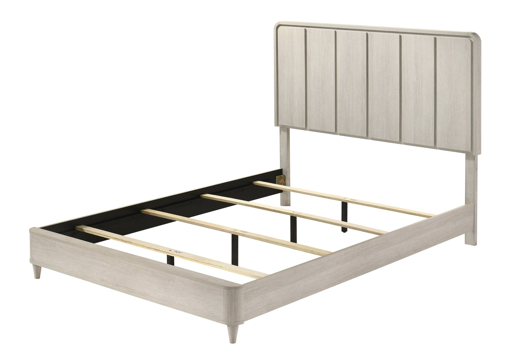 Nyomi White Panel Queen Bed view 3