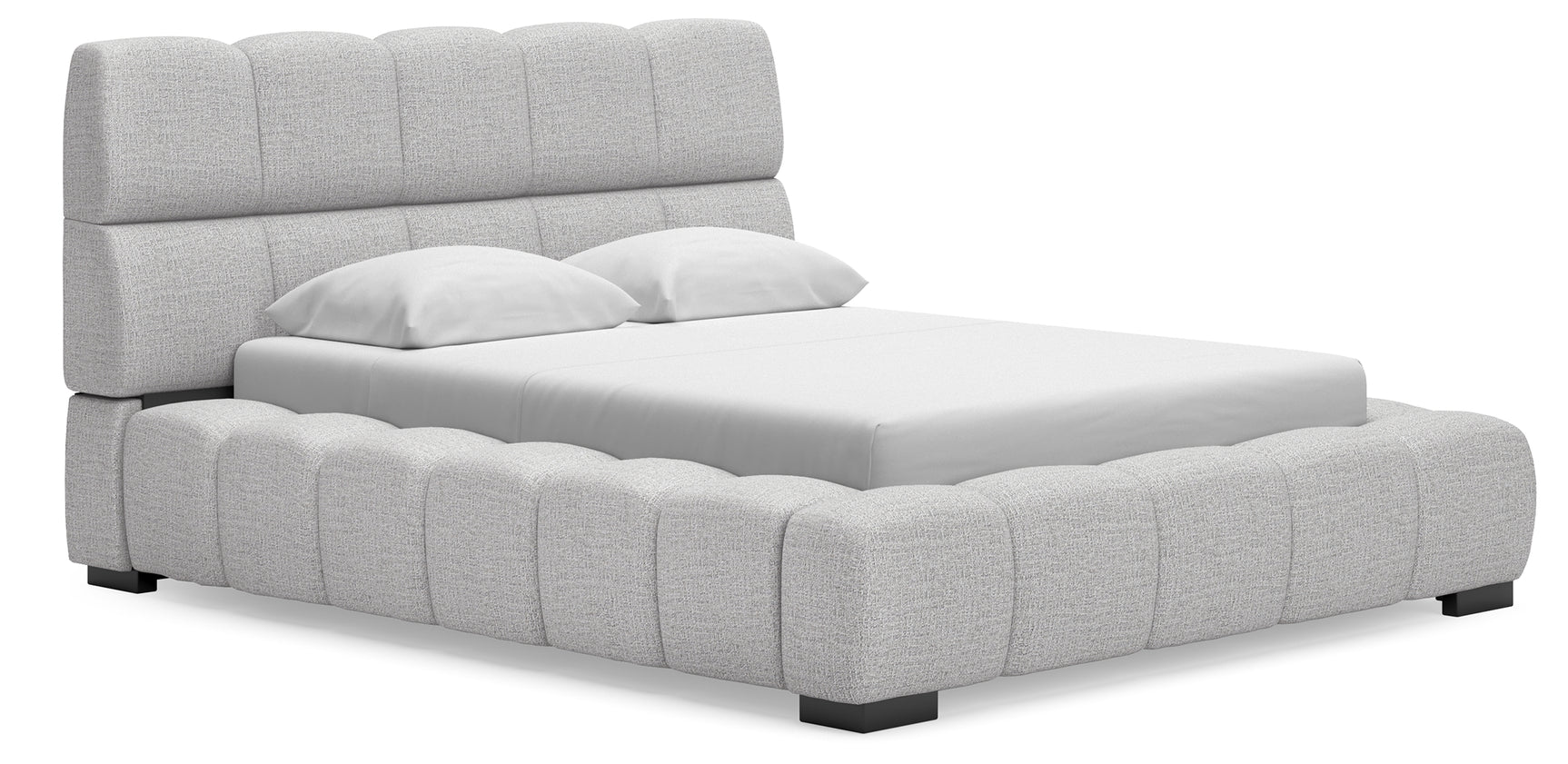 Grendusk Light Gray Queen Upholstered Bed
