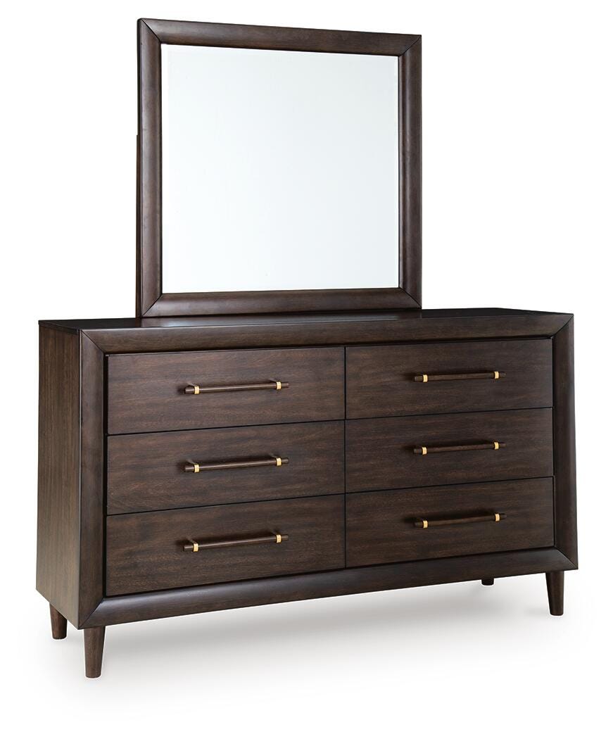Dantenton Merlot Dresser and Mirror