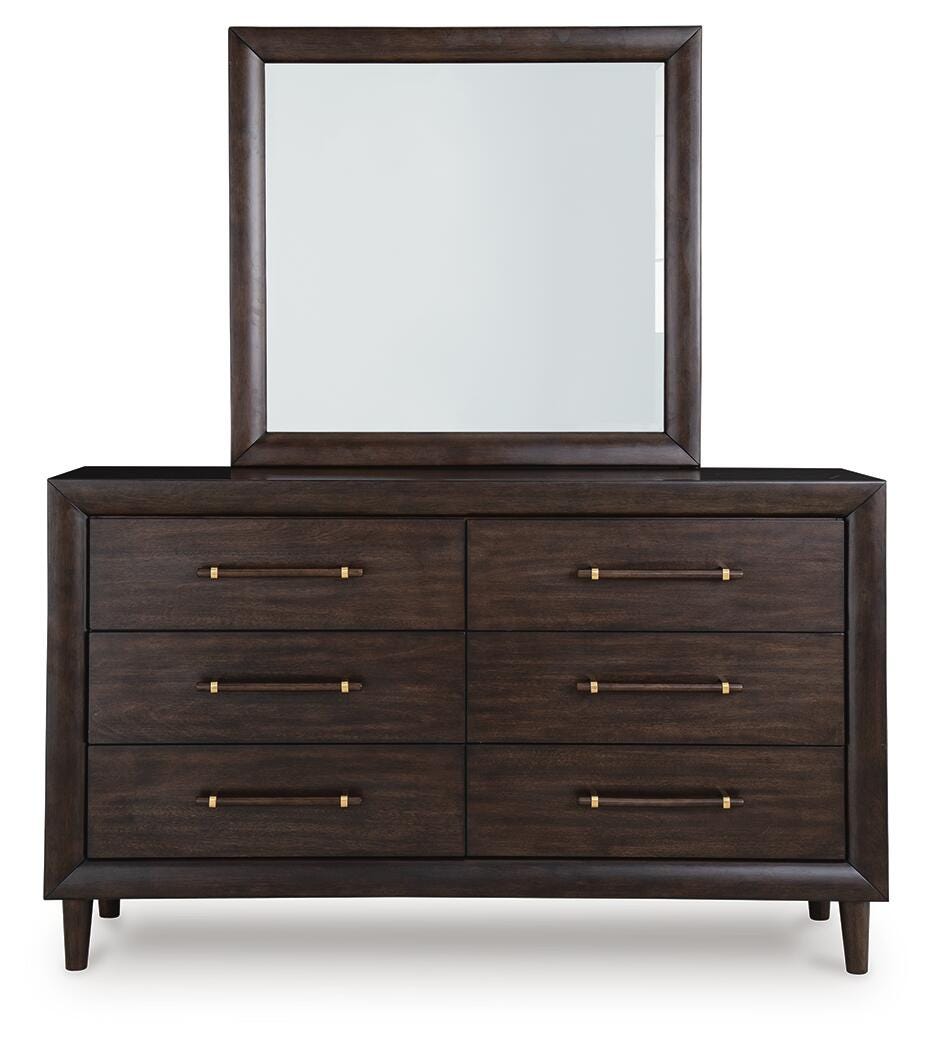 Dantenton Merlot Dresser and Mirror