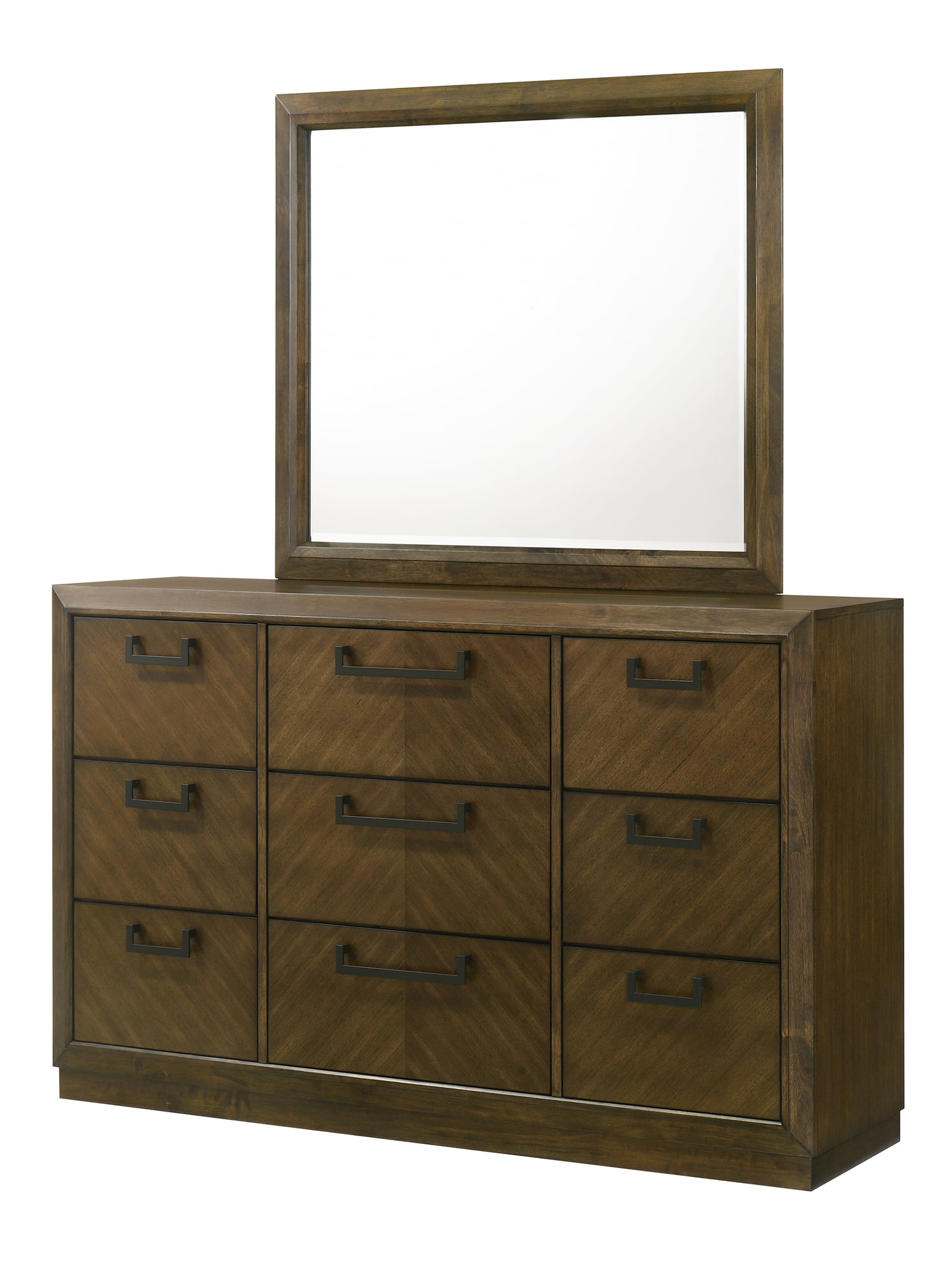 Lakecrest Brown Upholstered Panel Bedroom Set view 6