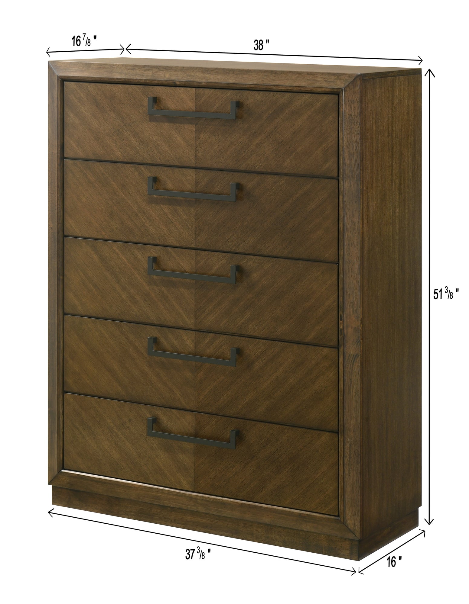 Lakecrest Brown Chest view 2