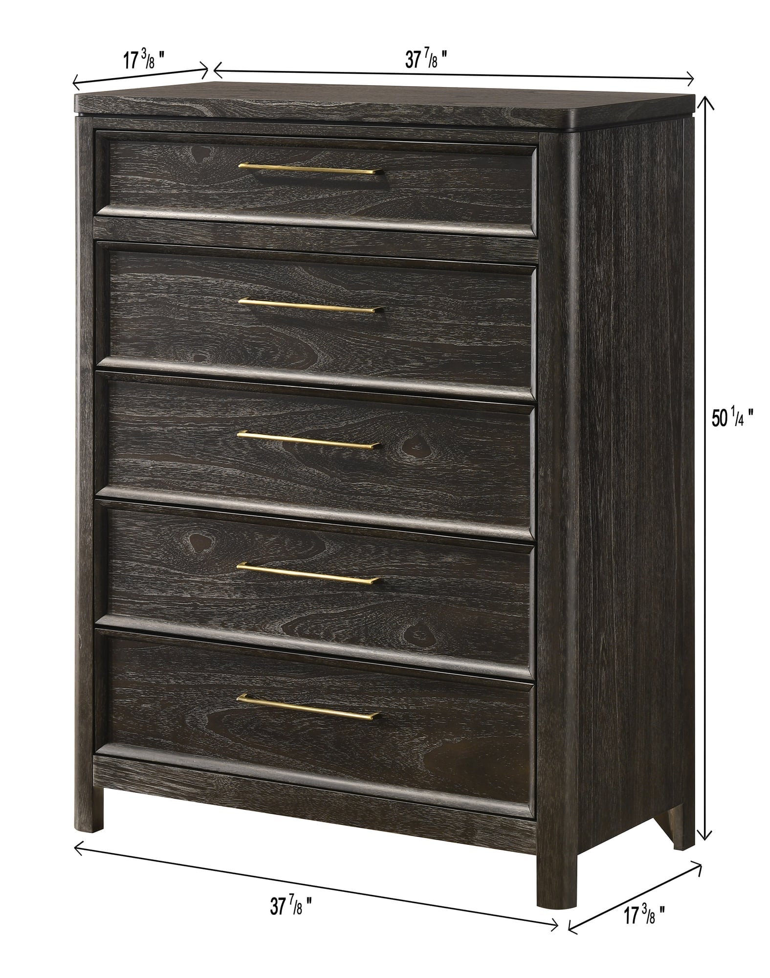 Ethel Dark Brown Chest view 2