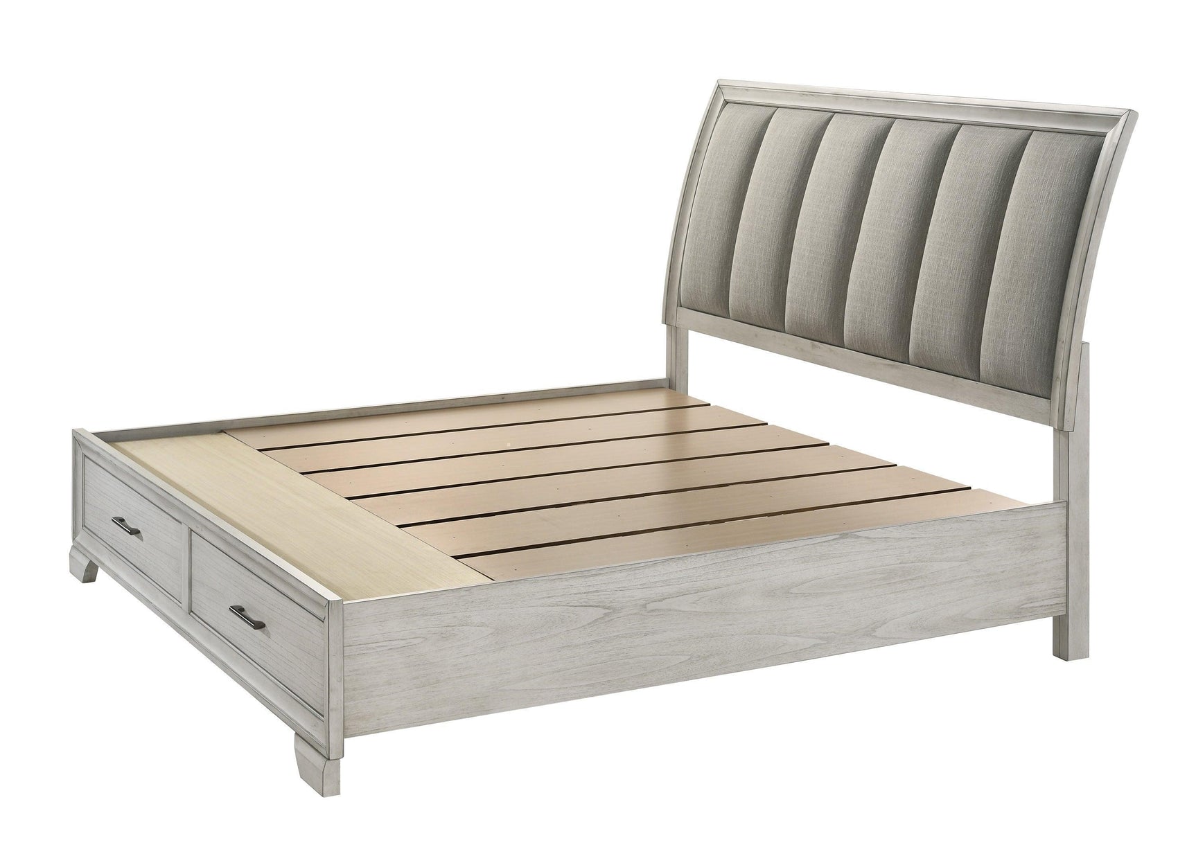 Jaymes White 2 Drawers Nightstand