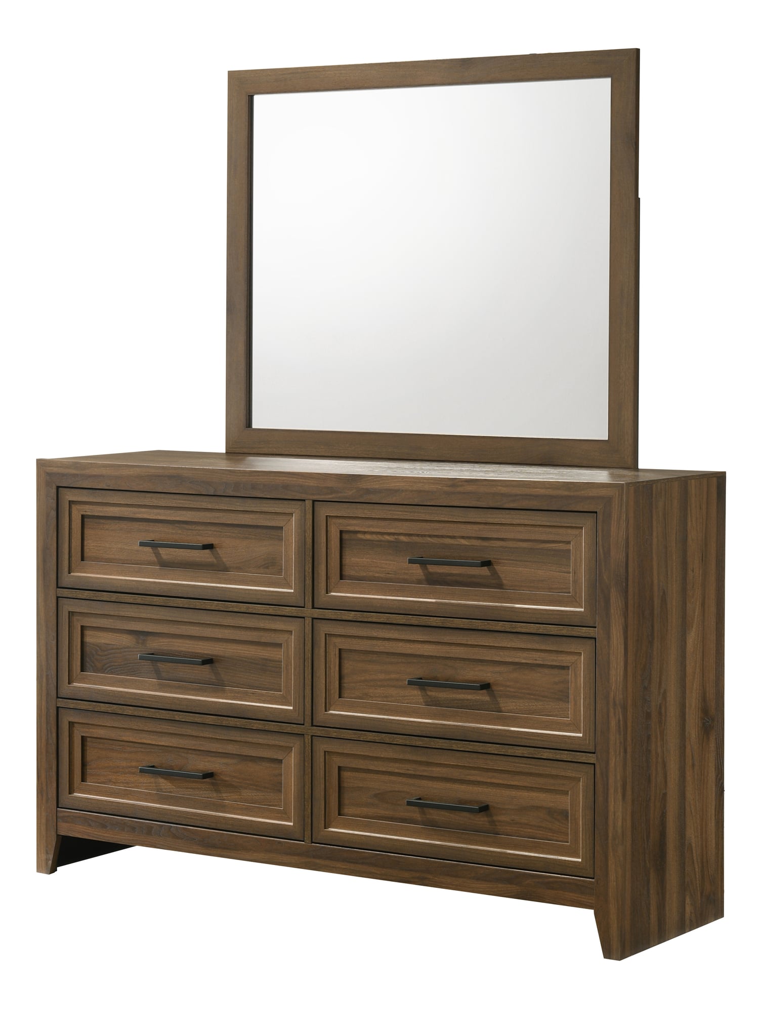 Lorraine Brown Dresser and Mirror from Ella Furniture